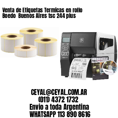 Venta de Etiquetas Termicas en rollo Boedo  Buenos Aires tsc 244 plus