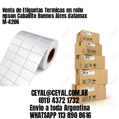 Venta de Etiquetas Termicas en rollo epson Caballito Buenos Aires datamax  M-4206