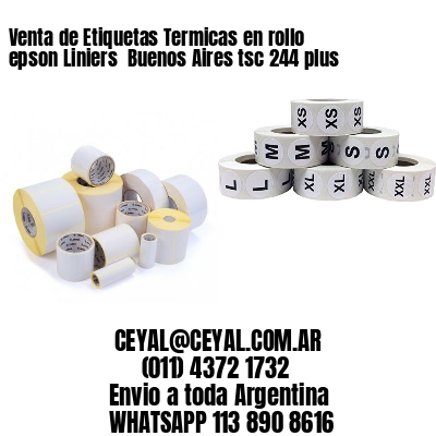 Venta de Etiquetas Termicas en rollo epson Liniers  Buenos Aires tsc 244 plus