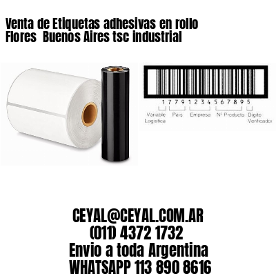 Venta de Etiquetas adhesivas en rollo Flores  Buenos Aires tsc industrial