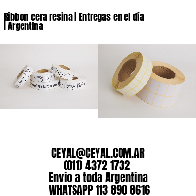 Ribbon cera resina | Entregas en el día | Argentina