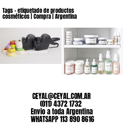 Tags - etiquetado de productos cosméticos | Compra | Argentina