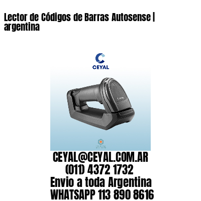 Lector de Códigos de Barras Autosense | argentina