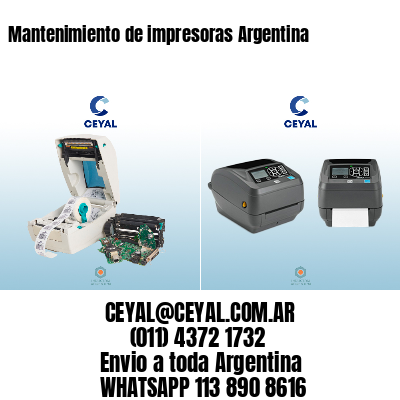 Mantenimiento de impresoras Argentina