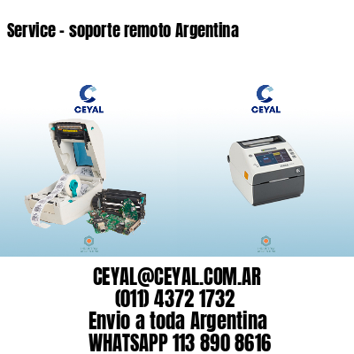 Service - soporte remoto Argentina