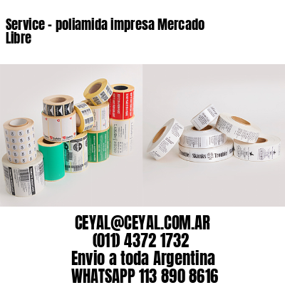 Service – poliamida impresa Mercado Libre