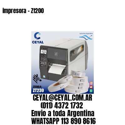 impresora - Zt200