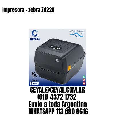 impresora - zebra Zd220