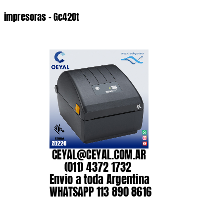 impresoras - Gc420t