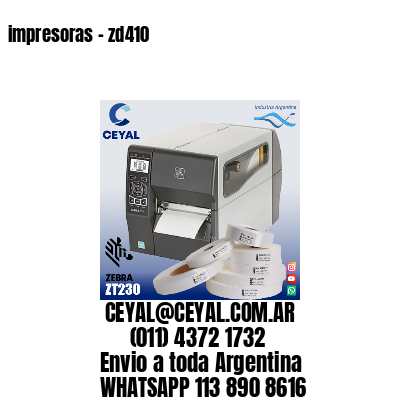 impresoras – zd410