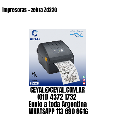 impresoras - zebra Zd220