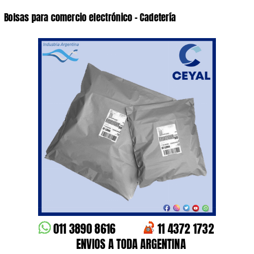 Bolsas para comercio electrónico – Cadetería