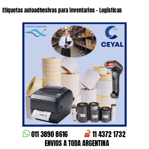 Etiquetas autoadhesivas para inventarios - Logísticas