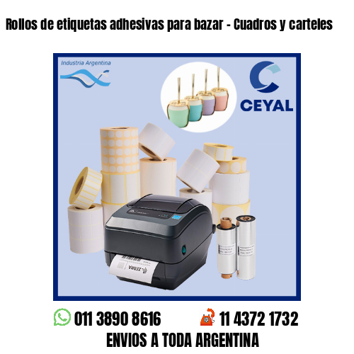 Rollos de etiquetas adhesivas para bazar – Cuadros y carteles