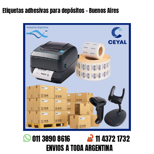 Etiquetas adhesivas para depósitos - Buenos Aires