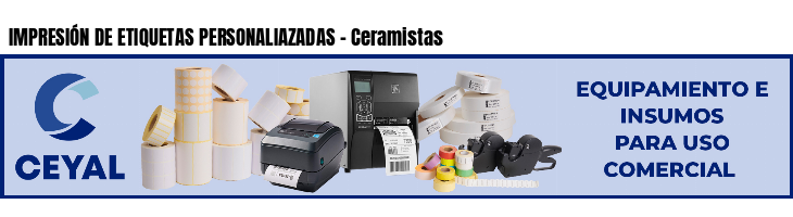 IMPRESIÓN DE ETIQUETAS PERSONALIAZADAS - Ceramistas