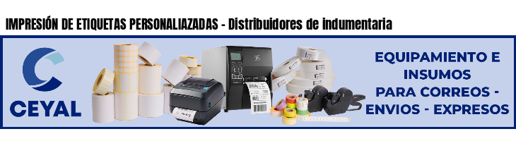 IMPRESIÓN DE ETIQUETAS PERSONALIAZADAS - Distribuidores de indumentaria