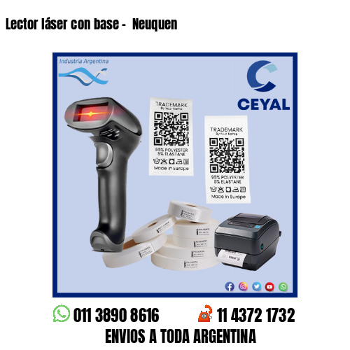 Lector láser con base -  Neuquen