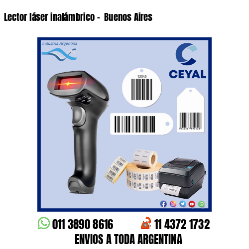 Lector láser inalámbrico -  Buenos Aires