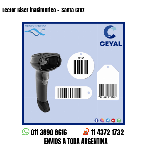 Lector láser inalámbrico -  Santa Cruz