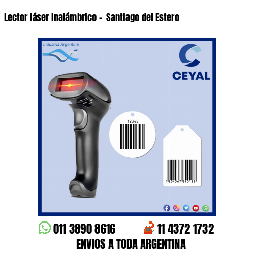 Lector láser inalámbrico -  Santiago del Estero