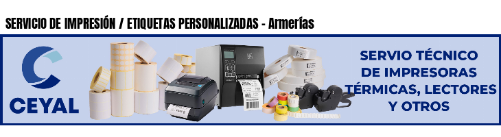 SERVICIO DE IMPRESIÓN / ETIQUETAS PERSONALIZADAS - Armerías