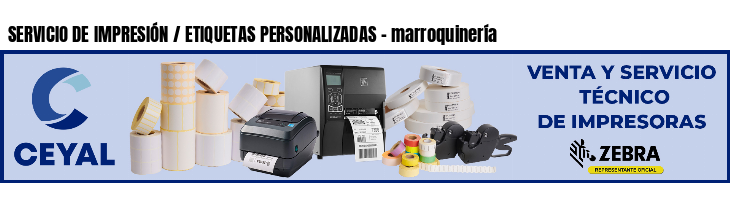 SERVICIO DE IMPRESIÓN / ETIQUETAS PERSONALIZADAS - marroquinería