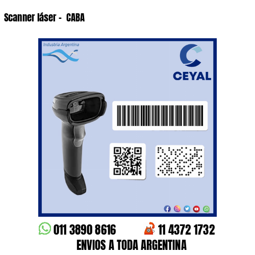 Scanner láser –  CABA