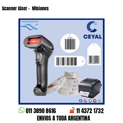 Scanner láser –  Misiones