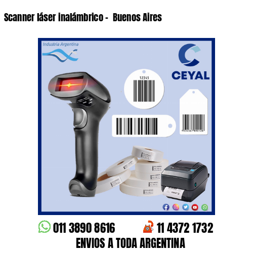 Scanner láser inalámbrico –  Buenos Aires