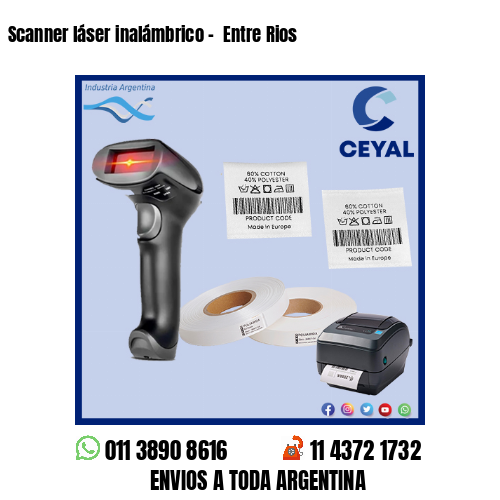 Scanner láser inalámbrico –  Entre Rios