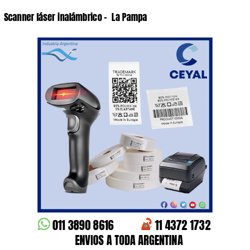 Scanner láser inalámbrico –  La Pampa