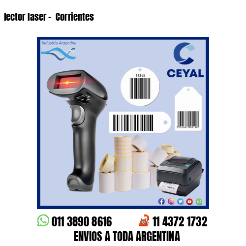 lector laser -  Corrientes