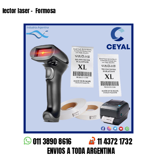 lector laser -  Formosa