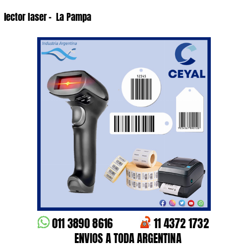 lector laser -  La Pampa