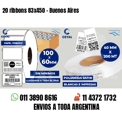20 ribbons 83x450 - Buenos Aires