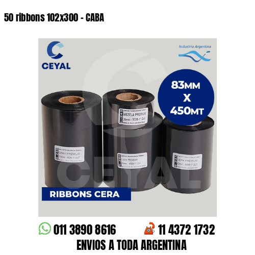 50 ribbons 102×300 – CABA