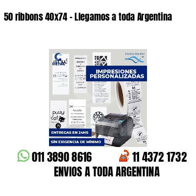 50 ribbons 40x74 - Llegamos a toda Argentina