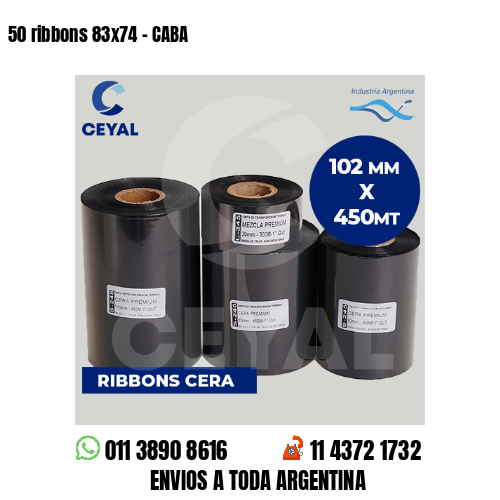 50 ribbons 83×74 – CABA