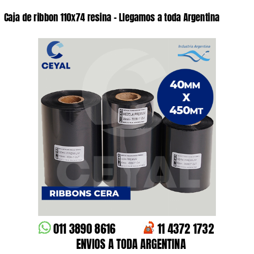 Caja de ribbon 110×74 resina – Llegamos a toda Argentina