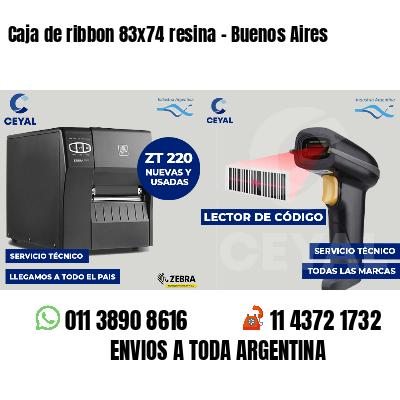 Caja de ribbon 83x74 resina - Buenos Aires