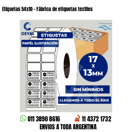 Etiquetas 54×10 – Fábrica de etiquetas textiles