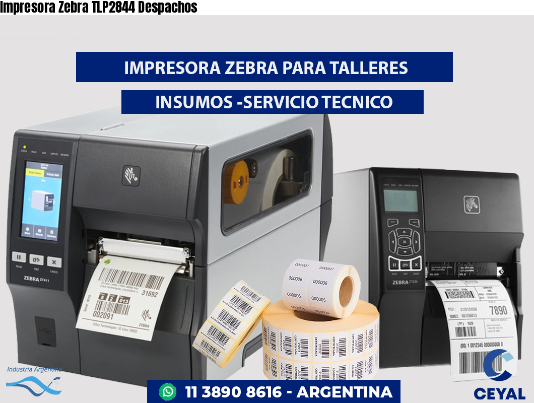 Impresora Zebra TLP2844 Despachos
