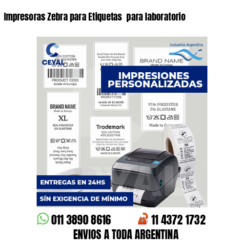 Impresoras Zebra para Etiquetas  para laboratorio