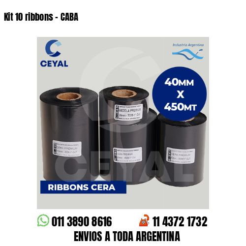 Kit 10 ribbons – CABA
