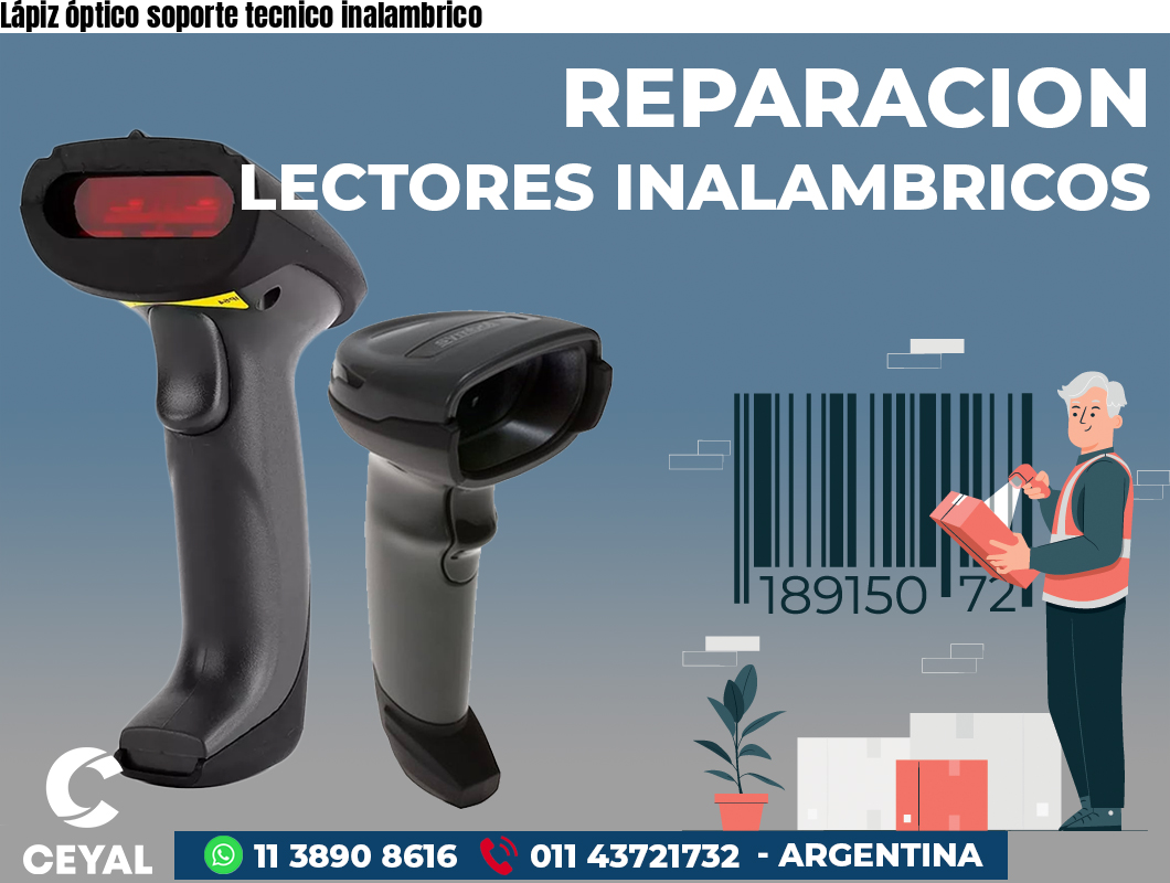 Lápiz óptico soporte tecnico inalambrico