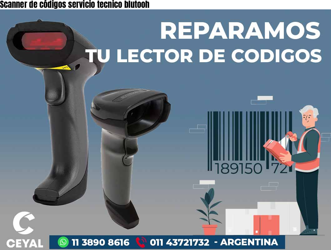 Scanner de códigos servicio tecnico blutooh