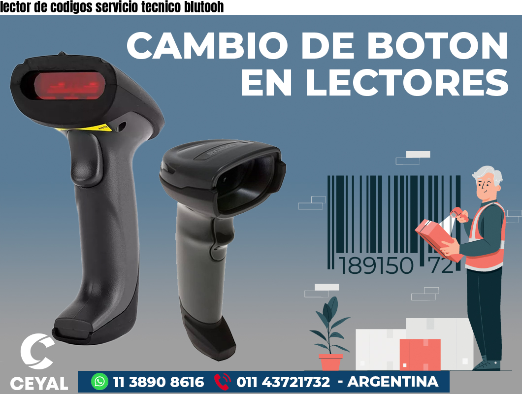 lector de codigos servicio tecnico blutooh