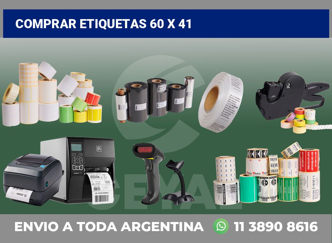 Comprar etiquetas 60 x 41