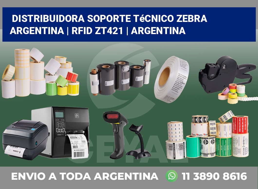 Distribuidora soporte técnico Zebra Argentina | RFID ZT421 | Argentina